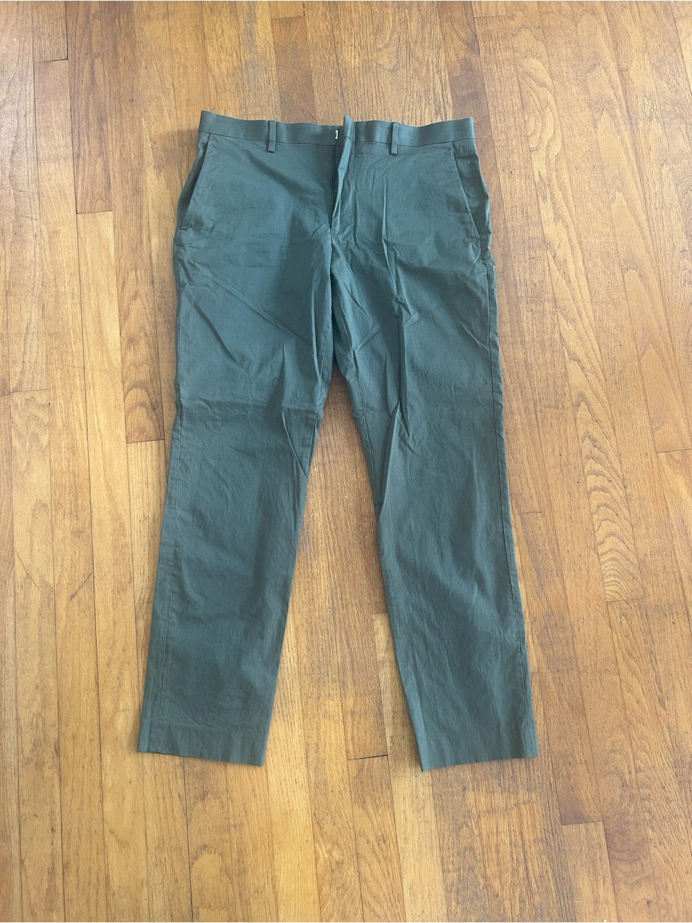 J. Crew Olive Green Men’s Straight-Leg Pants